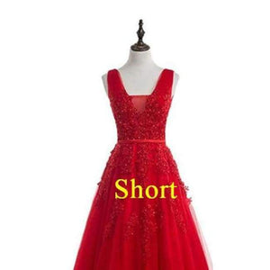 Planet Gates Wine Red Lace Beading Long Evening Dress Backless Bridal V neck Sleeveless Transparent Banquet Sexy Prom Dress