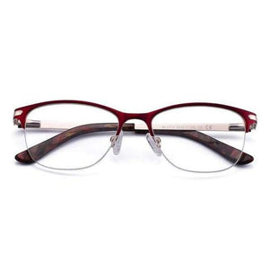Planet Gates Wine red LAO YE HUI Black Spectacle Frame Alloy Glasses frame Clear Lens Women Brand Eyewear optical frames transparent Temples  ML0113