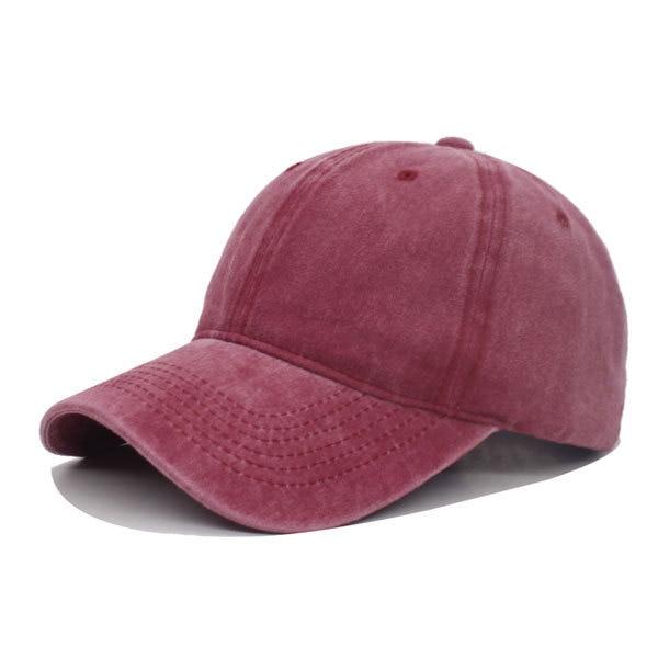 Planet Gates wine red NO.2 / China / Adjustable Vintage Cotton Snapback Caps Men Baseball Cap Hats For Women Summer Bone Outdoor Panama Trucker Dad Men's Baseball Hat