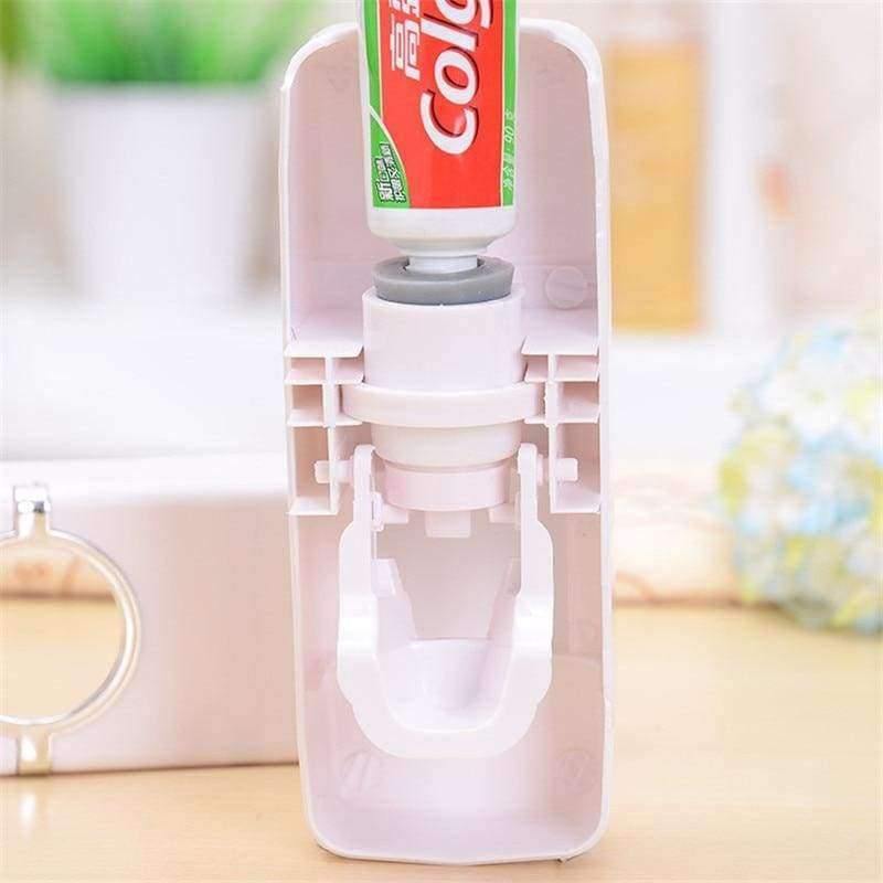 Planet Gates Tooth Paste Squeezer Dispenser with Toothbrush Holder Bathroom Products Automatic Set Tooth Brush Accessories Toothbrush Holder