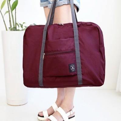 Planet Gates Wine Red Travel Bags Women Men Large Capacity Folding Duffle Bag Organizer Packing Cubes Luggage Girl Weekend Bag