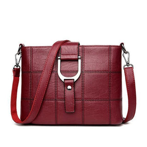Planet Gates Wine red Women's luxury Messenger bag designer ladies bag  casual shoulder bags wild small square