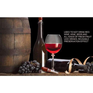Planet Gates Wine Stopper Wooden And Stainless Steel Wine Cork Bottle Accessories Kitchen Bar Tools Case Good Gift