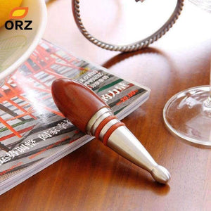 Planet Gates Wine Stopper Wooden And Stainless Steel Wine Cork Bottle Accessories Kitchen Bar Tools Case Good Gift