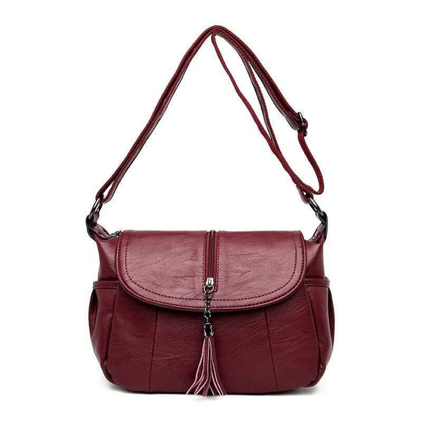 Women Messenger Shoulder Bag Sheepskin Leather Bags High Quality Small Crossbody Bags Casual