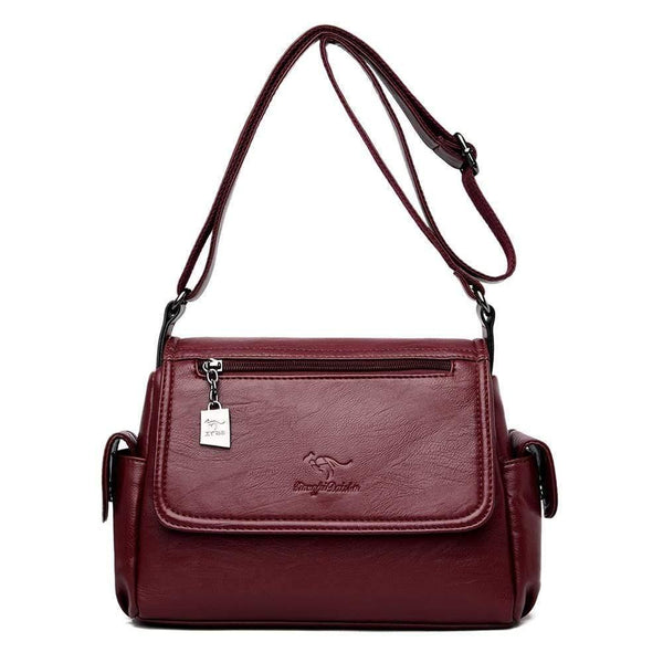 Fashion Soft Leather Luxury Handbags Women Bags Designer Multi-pocket Crossbody Shoulder Bags