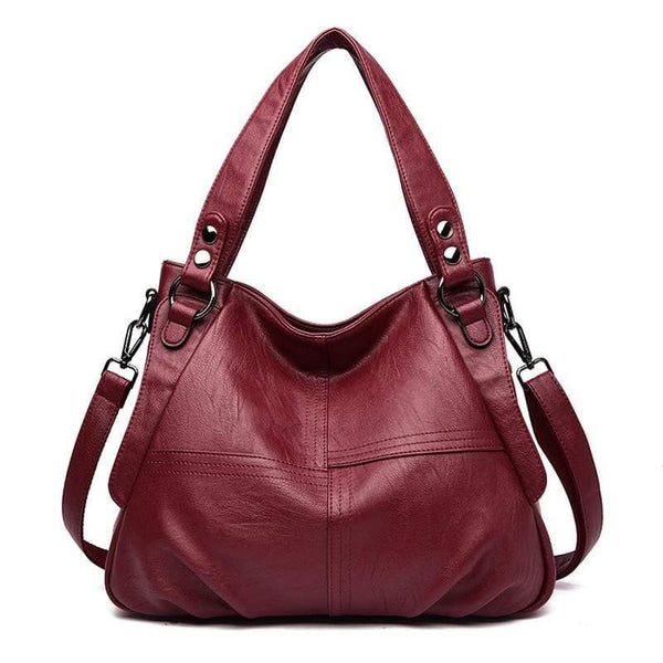 Fashion Patchwork leather bags for women 2019 Luxury handbags women bags designer leather handbag ladies shoulder messenger bags