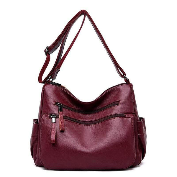 Soft Leather Luxury Handbags Women Bags Designer Multi-pocket Crossbody Shoulder Bags