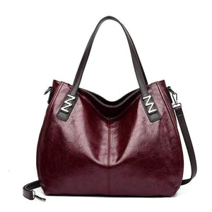 Women Oil Wax Leather Designer Handbags High Quality Shoulder Bags Ladies PU Leather Women Bags