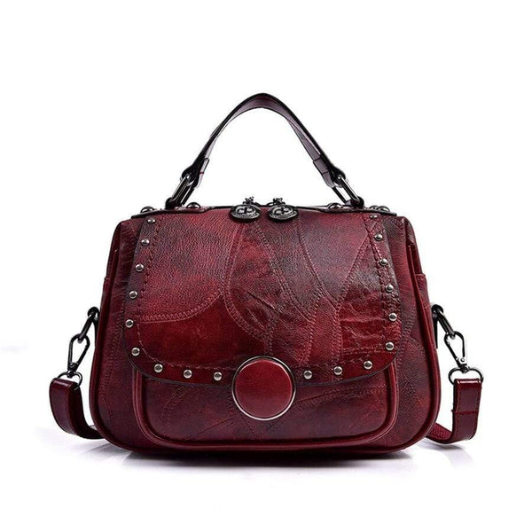 Fashion PU Leather Crossbody Bag Women's Handbag Ladies Shoulder Bags Rivet Female Messenger