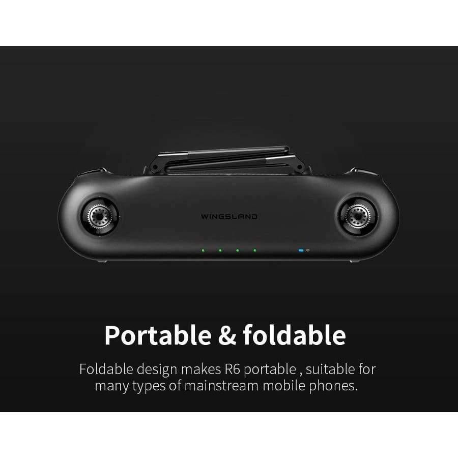 Planet Gates Wingsland R6 5.8GHz Switchable Mode Foldable Transmitter Remote Controller For Wingsland S6 RC Quadcopter Drone FPV Part