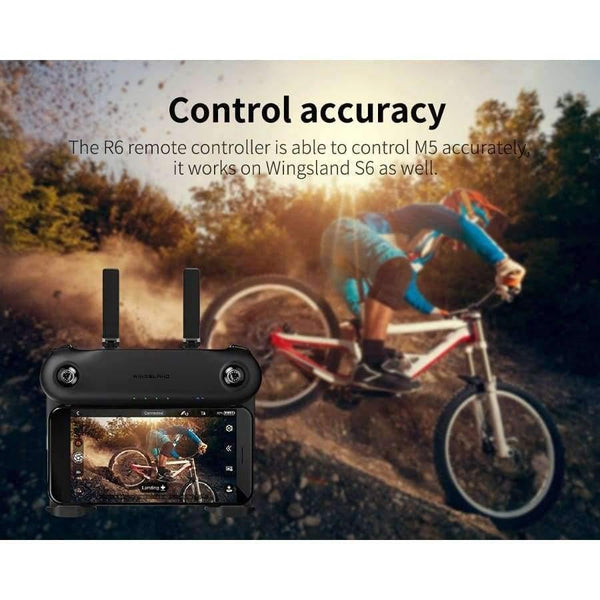 Planet Gates Wingsland R6 5.8GHz Switchable Mode Foldable Transmitter Remote Controller For Wingsland S6 RC Quadcopter Drone FPV Part