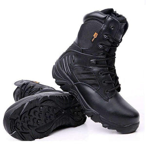 Planet Gates Winter Autumn Men Military Boots Quality Special Force Tactical Desert Combat Ankle Boats Army Work Shoes Leather Snow Boots