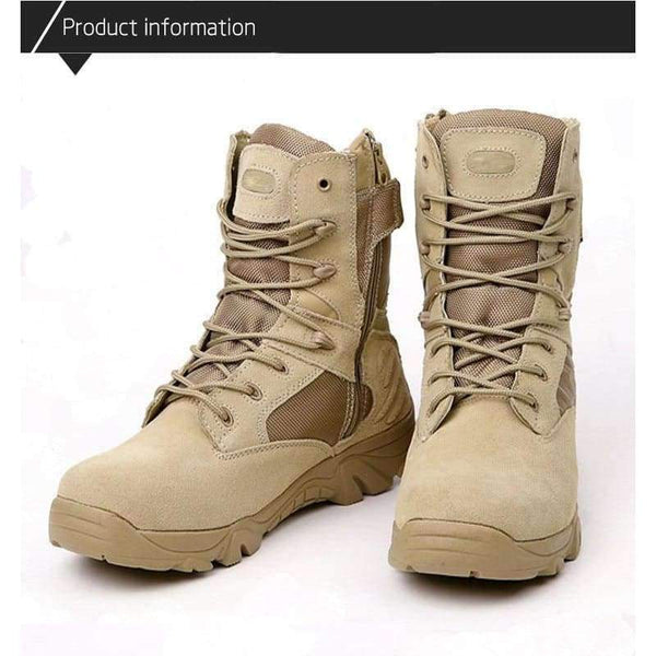 Planet Gates Winter Autumn Men Military Boots Quality Special Force Tactical Desert Combat Ankle Boats Army Work Shoes Leather Snow Boots