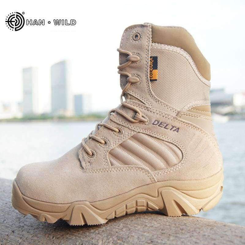 Planet Gates Winter Autumn Men Military Boots Quality Special Force Tactical Desert Combat Ankle Boats Army Work Shoes Leather Snow Boots