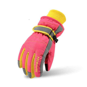Planet Gates Winter Family Skiing Gloves Windproof Waterproof Thickness Cotton Gloves Sports Ski Snowboard Gloves Adult Children