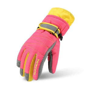 Planet Gates Winter Family Skiing Gloves Windproof Waterproof Thickness Cotton Gloves Sports Ski Snowboard Gloves Adult Children