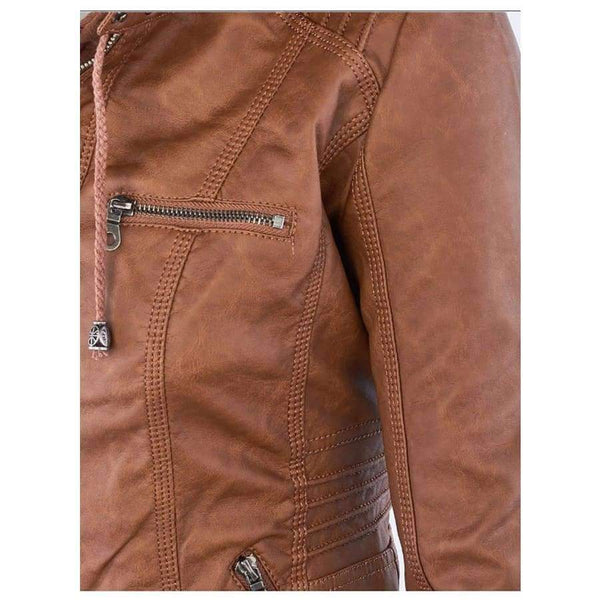 Planet Gates Winter Faux Leather Jacket Women Casual Basic Coats Plus Size 7XL Ladies Basic Jackets Waterproof Windproof Coats Female 50