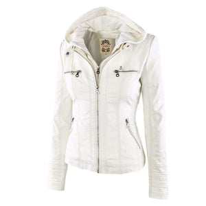 Planet Gates Winter Faux Leather Jacket Women Casual Basic Coats Plus Size 7XL Ladies Basic Jackets Waterproof Windproof Coats Female 50