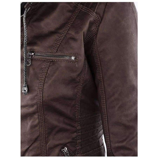 Planet Gates Winter Faux Leather Jacket Women Casual Basic Coats Plus Size 7XL Ladies Basic Jackets Waterproof Windproof Coats Female 50