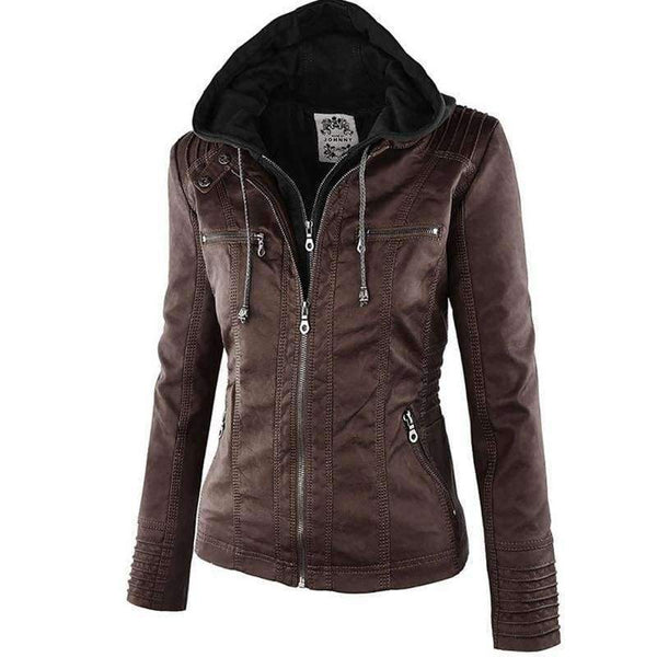 Planet Gates Winter Faux Leather Jacket Women Casual Basic Coats Plus Size 7XL Ladies Basic Jackets Waterproof Windproof Coats Female 50