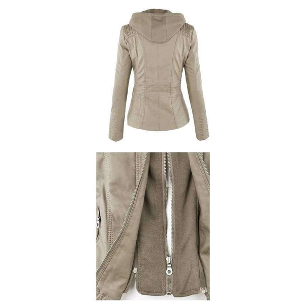 Planet Gates Winter Faux Leather Jacket Women Casual Basic Coats Plus Size 7XL Ladies Basic Jackets Waterproof Windproof Coats Female 50