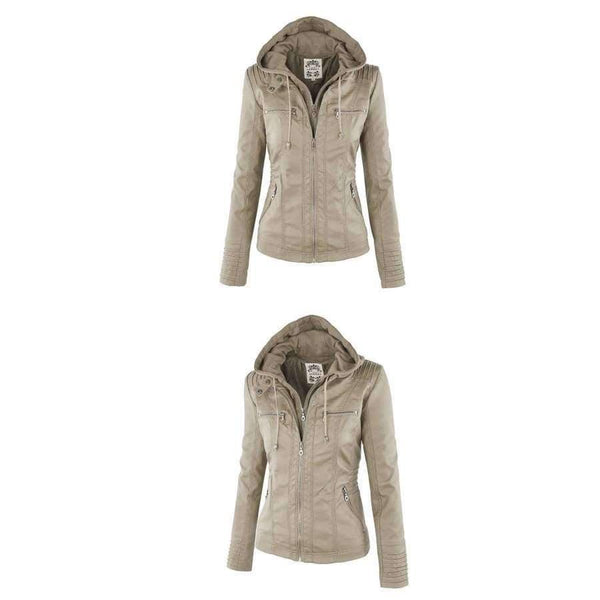 Planet Gates Winter Faux Leather Jacket Women Casual Basic Coats Plus Size 7XL Ladies Basic Jackets Waterproof Windproof Coats Female 50