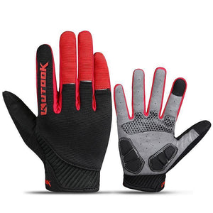 Planet Gates Winter Full Finger Gloves Men Touch Screen Anti-shock Breathable Fitness Gloves Weightlifting Sports