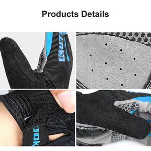 Planet Gates Winter Full Finger Gloves Men Touch Screen Anti-shock Breathable Fitness Gloves Weightlifting Sports