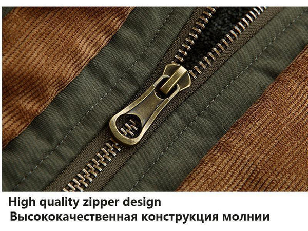 Planet Gates Winter Jacket men Brand Warm Thicken Coats Quality Middle age mens Cotton-Padded