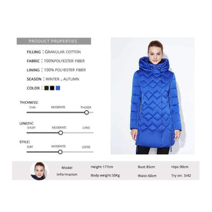 Planet Gates Winter jacket women Thin short parka Hood coats luxury outerwear Argyle jacket female over solid winter coats 2018
