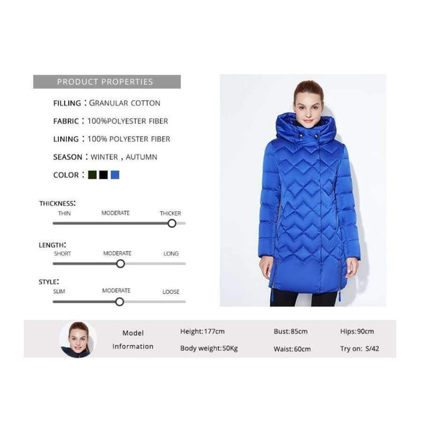 Planet Gates Winter jacket women Thin short parka Hood coats luxury outerwear Argyle jacket female over solid winter coats 2018
