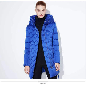 Planet Gates Winter jacket women Thin short parka Hood coats luxury outerwear Argyle jacket female over solid winter coats 2018