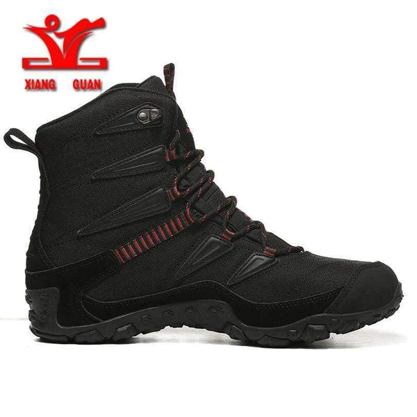 Planet Gates Winter Men Hiking Shoes Wool Lining Snow Boots Outdoor Hunting Boots Waterproof Mountaine Shoes Men Climbing Shoes man