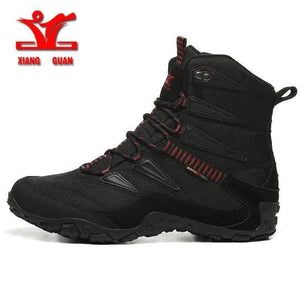 Planet Gates Winter Men Hiking Shoes Wool Lining Snow Boots Outdoor Hunting Boots Waterproof Mountaine Shoes Men Climbing Shoes man