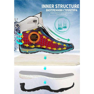 Planet Gates Winter Men Hiking Shoes Wool Lining Snow Boots Outdoor Hunting Boots Waterproof Mountaine Shoes Men Climbing Shoes man