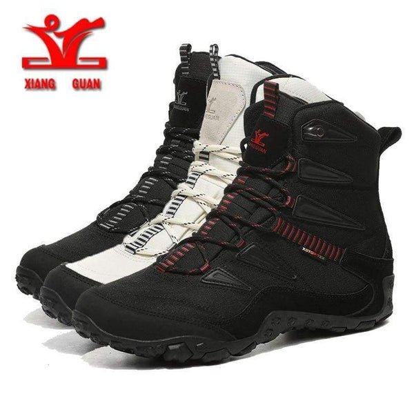 Planet Gates Winter Men Hiking Shoes Wool Lining Snow Boots Outdoor Hunting Boots Waterproof Mountaine Shoes Men Climbing Shoes man