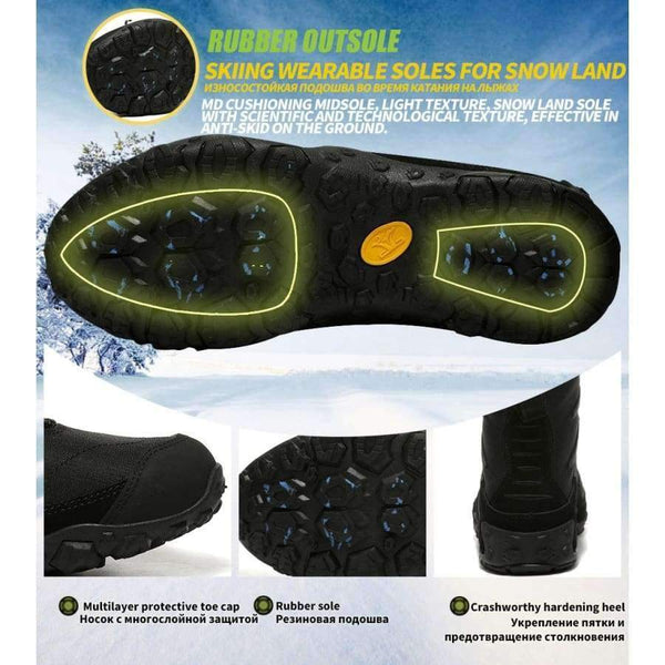 Planet Gates Winter Men Hiking Shoes Wool Lining Snow Boots Outdoor Hunting Boots Waterproof Mountaine Shoes Men Climbing Shoes man