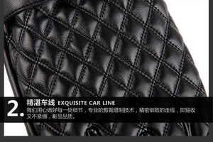 Planet Gates Winter Men's  Leather Gloves  New Brand Touch Screen Gloves Fashion Warm Black Gloves