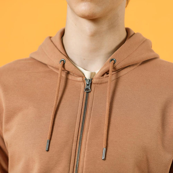 Planet Gates Winter New Cotton-Jersey Zip-Up Hoodie Men basic hooded Sweatshirts Comfortable Jogger Jackets Outerwear