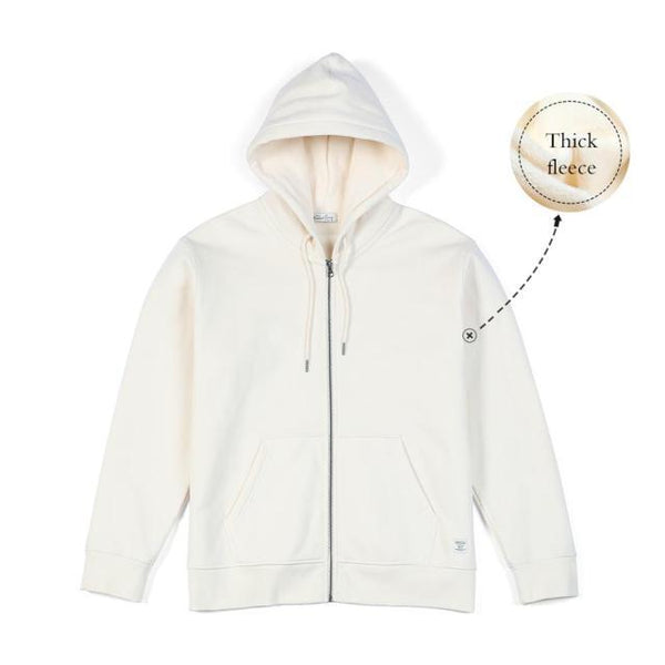 Planet Gates Winter New Cotton-Jersey Zip-Up Hoodie Men basic hooded Sweatshirts Comfortable Jogger Jackets Outerwear