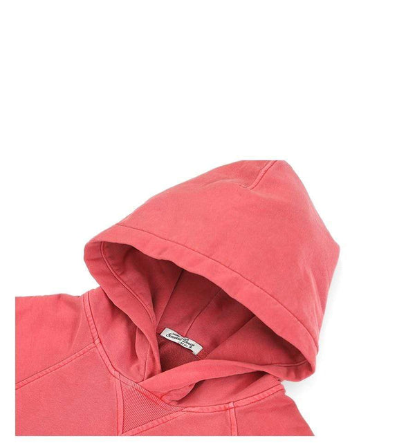 Planet Gates Winter New Garment Dyed Loose Hoodies Men Retro Sweatshirts Vintage Raglan sleeves Jogger Tracksuits