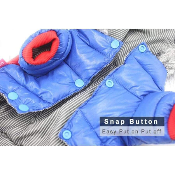 Planet Gates Winter Pet Dog Clothes Super Warm Down Jacket For Small Dogs Waterproof Dog Coat Thicker Cotton Hoodies For Chihuahua