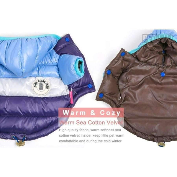 Planet Gates Winter Pet Dog Clothes Warm Down Jacket Waterproof Coat S-XXL Hoodies for Chihuahua Small Medium Dogs Puppy PETASIA