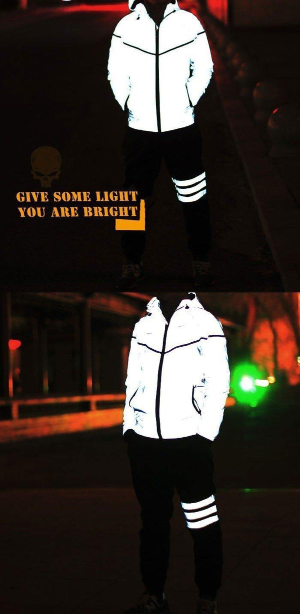 Planet Gates Winter plus size 4xl waterproof 3m reflective jacket men clothes baseball coats windbreaker