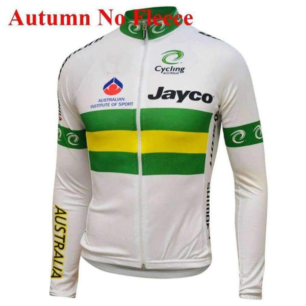 Planet Gates winter style 1 / S AUSTRALIAN Outdoor Sports Cycling Jersey Spring Summer Bike Bicycle Long Sleeves MTB Clothing Shirts Wear Bike Jersey