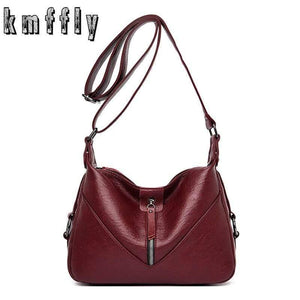 Winter Style  Bolsas Soft Leather Luxury Handbags Women Bags Designer Multi-pocket Crossbody