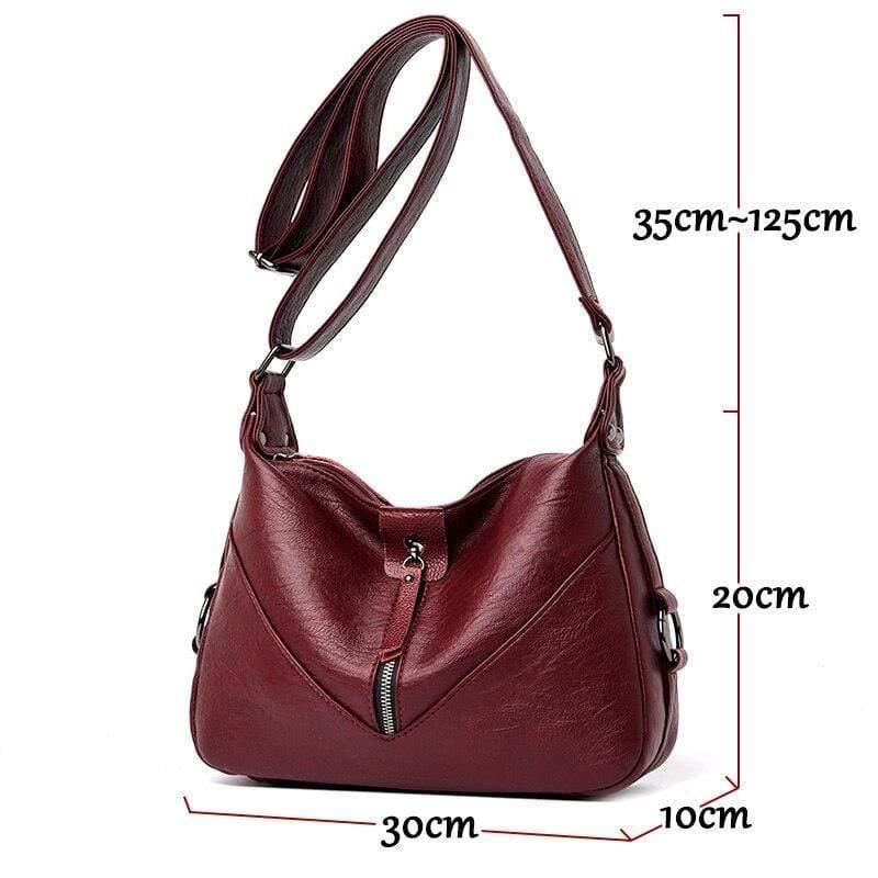 Winter Style  Bolsas Soft Leather Luxury Handbags Women Bags Designer Multi-pocket Crossbody