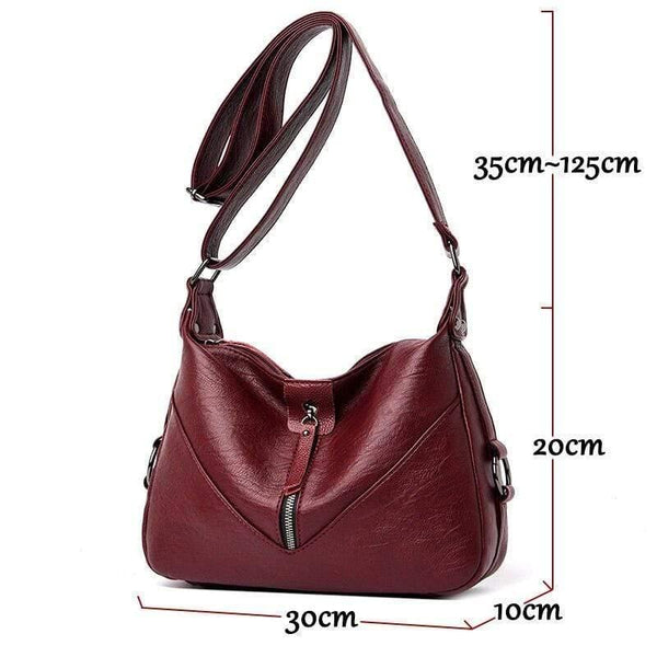 Winter Style  Bolsas Soft Leather Luxury Handbags Women Bags Designer Multi-pocket Crossbody