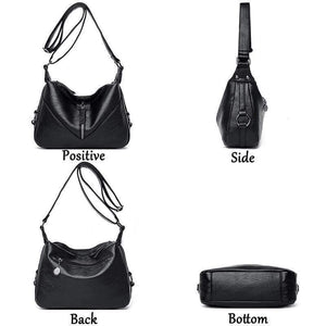 Winter Style  Bolsas Soft Leather Luxury Handbags Women Bags Designer Multi-pocket Crossbody